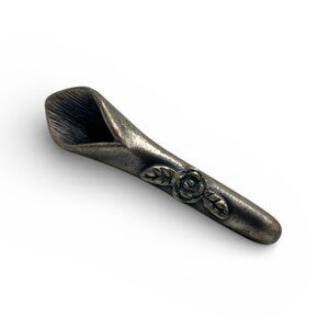 Vintage Pewter Bud Vase Brooch